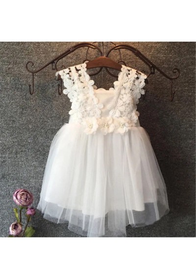 Princess Lace Flower Dress