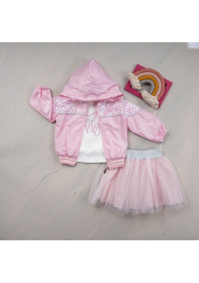 Princess Tutu Skirt Set ,Blouse,Skirt and Raincoat